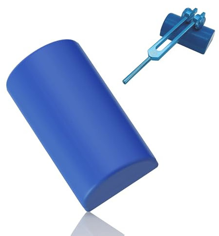 Stimmgabel Aktivator - Stimmgabel Aktivierungswerkzeuge für Klangheilung - Maximale Vibration, Erweiterte Resonanz, Geräuscharm - Blau
