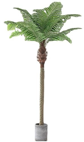 YuanSpring Arbre Artificiel décoratif Faux cocotier en Pot, Plante adaptée à l'intérieur et à l'extérieur, décoration de la Maison, Palmier Artificiel Tropical(280cm)