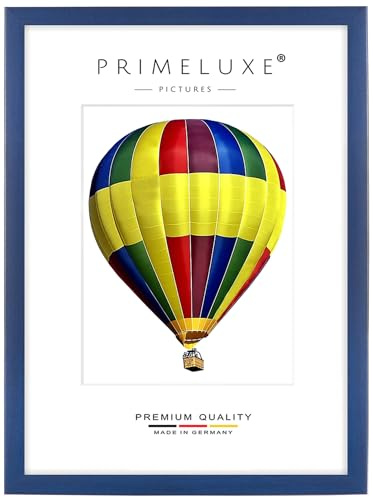 PrimeLuxe Holz Bilderrahmen 40 x 120 cm (Bildmaß) in Dunkel-Blau | Farbe und Größe wählbar | Rahmen für Poster | Puzzle | Foto collage | MADE IN GERMANY
