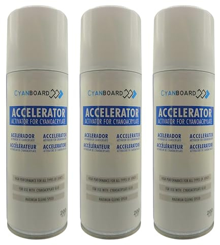 Cyanboard, 3er Pack Cyanacrylat Aktivator 200ml