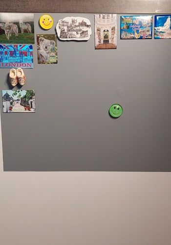Magnetisk bordsfolie färg: grå | 40 storlekar | självhäftande, skriva, avtorkningsbar, magnetisk | krittavla magnetfolie (70 x 30 cm)