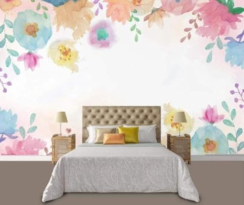 YueMingDi 3D Tapete Wohnzimmer Sofa Pflanzen Blumen Landschaft Wohnzimmer Sofa Tv Tapete Wandaufkleber-150Cm×105Cm