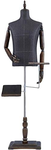SHANYAYALI Schneiderzubehör für männliche Schneider, Schaufensterpuppe, Torso, Showing Schuhe, Schneiderhosen, Display (S)