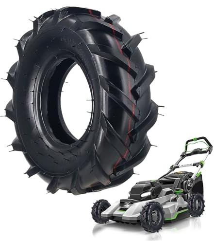 Neumáticos del cortacésped, neumáticos del remolque cortacésped, 13x5.00-6 piezas de reemplazo resistentes prácticas para tractor de jardín, carrito de golf, 13x5.00-6