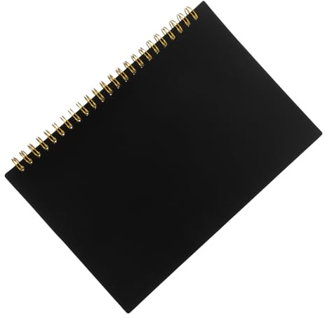 Angoily Carnet de Planification Financière Ligné Horizontalement Registre d'Inventaire Polyvalent avec Pages Vierges Papier Grand Livre pour Suivi des Stocks et Gestion des Dépenses en