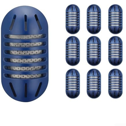 HEIBTENY 10 filtros de cartucho de desmineralización para humidificadores HoMedics, desmineralizador, tabletas de repuesto para descalcificación de agua