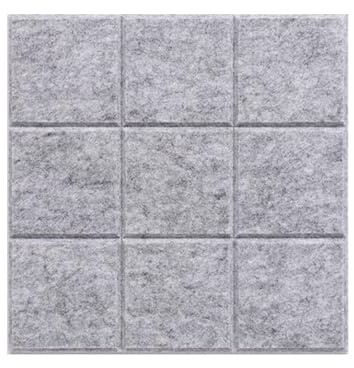 Tablero 4 Piezas Cuadrado para Mensajes de Fieltro Pared | Exhibición de Fotos, Decoración DIY para Dormitorio y Tienda, Estilo Artístico Moderno