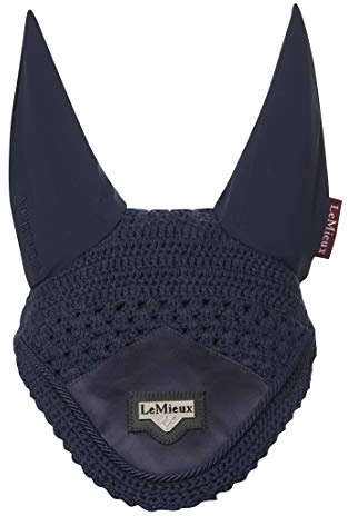 LeMieux Loire Satin Fly Hood Navy Mit Kapuze, L