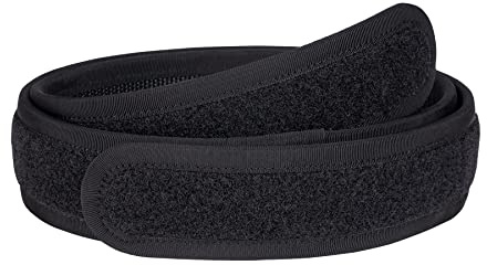 IDOGEAR Innerbälte för bälte 1,5 tum slingfoder version bälten krok och ögla stängning, Svart, Small for waist 30-34