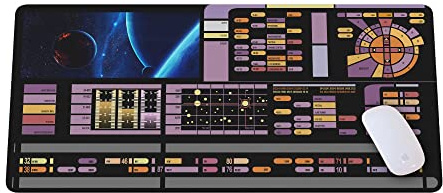 Science Fiction Control Console Mouse Pad, Large Desk Mouse Pad Mouse Pad Gaming Mat Game Accessories Science Fiction Gift