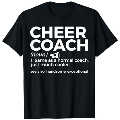 Lustiger Cheer Coach Definition Cheerleading T-Shirt