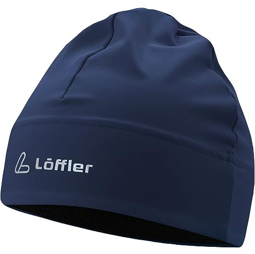 Löffler LÖFFLER Mono Hat Blau - Wärmeisolierende elastische Mütze, Größe One Size - Farbe Dark Blue