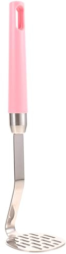 OUNONA Stainless Steel Potato Masher Manual Kitchen Tool with Comfortable Handle for Effortless Mashing of Potatoes Vegetables and Fruits 9.4 Inch Food-Grade Material