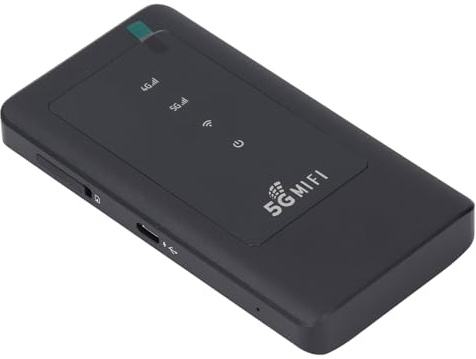 Routeur sans Fil, Point D'accès Mobile WiFi 5G, 6 Appareils Connectés, Modem 5G, Routeur sans Fil, Appareil WiFi Portable pour Voyage et Camping