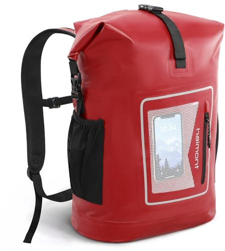Haimont Wasserdichter Rucksack Dry Bag 30l - Roll Top Rucksack mit gepolstertem Tragegurt, wasserdichte Tasche für Wassersport, Fahrrad Rucksack, Trekking, Surfen, Rafting, Angeln