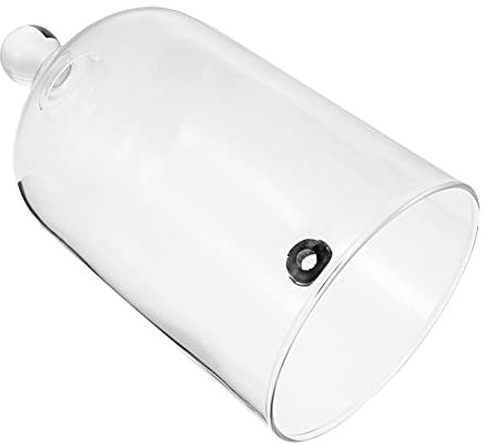 Ciieeo Couverture de Dessert en Verre Blanc, Portable et Protectrice