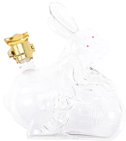 Cabilock Soporte para Almacenamiento De Vino con Forma De Botella para Beber Botella De Vidrio Botella De Vino para El Hogar