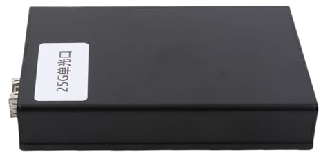 Carte Réseau 25G, USB 4, Ethernet 25G en Alliage D'aluminium, Interface Optique SFP Portable, Adaptateur Réseau 25G Haut Débit, Plug and Play pour OS X et wins (Port Unique)