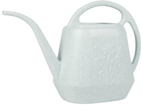 Arrosoir de 4L, Arrosoirs de Jardin en Plastique, Arrosoires Léger avec Bec Long, Petit arrosoir pour Fleurs de Jardin, Les Plantes Succulentes (Blanc)