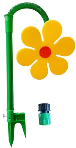 Sprinkler Daisy Crazy Dancing Flower Water Sprinkler pour Lawn & Garden (Blanc)