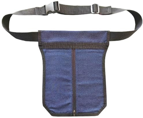 Tragetasche für Urinbeutel mit Gurt – Wasserdichte Nephrostomie-Tasche 10×9 cm mit Reißverschluss & Beingurt, geeignet für Urinbeutel, Massageflasche u.v.m