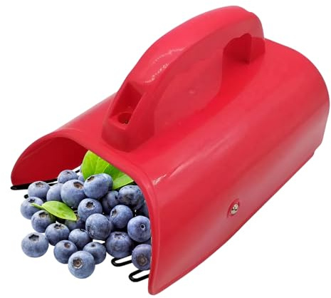 Strumento di raccolta di bacche - Scoop innovativo per i mirtilli con manico lungo, pettine di raccolta di frutta non scratch | Stuzzicatore di giardini resistenti alla ruggine per lamponi, more e goc