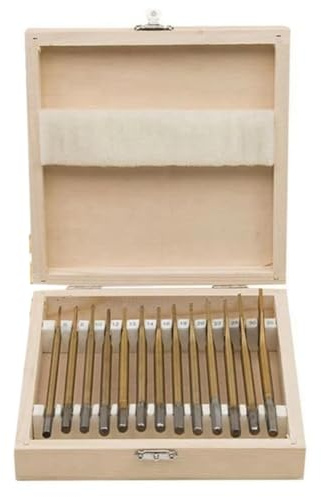 Eieenotee Set di 13 Punte da Trapano Appiattite Placcate In Titanio, Codolo Esagonale, Apri Fori per la Lavorazione del Legno, 6-35 Mm, Durevole e Facile da Usare.