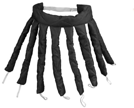 Oenothera Octopus Hair Curler, Hair Curls Without Heat, Locken Ohne Hitze, für Langes Mittleres Haar, Schwarz