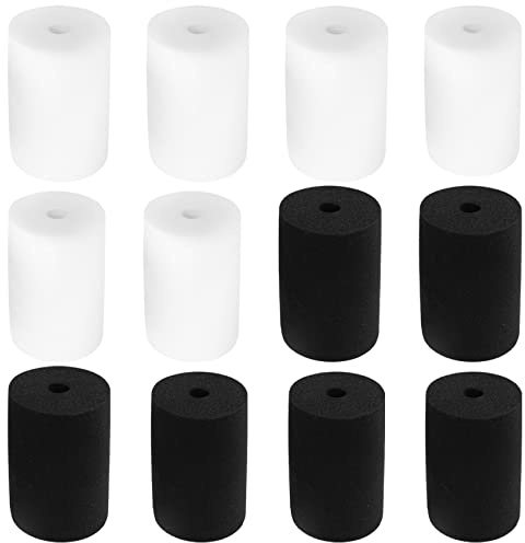 Jrudjsnhhty 12 Piezas 2 TamañOs Inserciones de Vaso de Espuma para Volteador de Tazas para Inserciones de Vaso de Tubo de PVC de 3/4 Pulgadas Aptas para Vasos de 10 Oz una 40 Oz