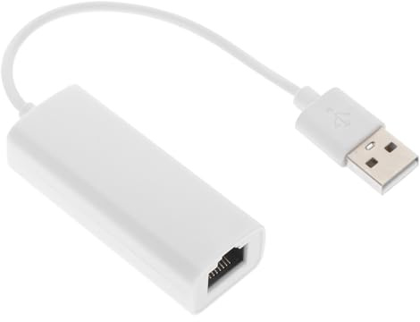 FRCOLOR 1pezzi Adattatore Ethernet USB Convertitore Lan Gigabit Adattatore di Rete Compatto per Uso Casa Ufficio Porta USB Facile da Usare