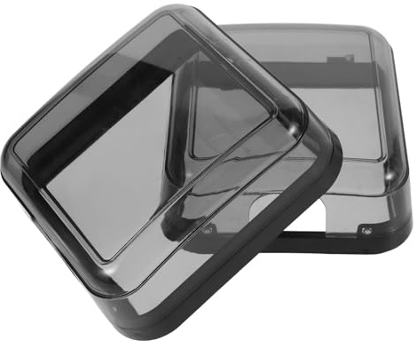 FONDOTIN Copertura Presa Elettrica Esterna 2 Pezzi, Scatola di Protezione Resistente alle Intemperie per Bagno e Ambienti Umidi, Installazione Adesiva senza Attrezzi, Protezione