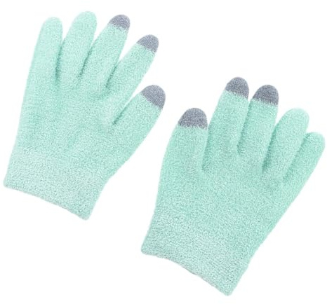 OATIPHO 1 Pair Touchscreen Moisturizing Spa Gel Gloves for Dry Hands Hand Care Beauty Gloves with Hydrating Gel Autumn Green