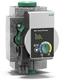 Wilo-Yonos PICO plus 25/1-6-130, Hocheffiziente Heizungspumpe, Nassläufer-Umwälzpumpe, Baulänge 130mm