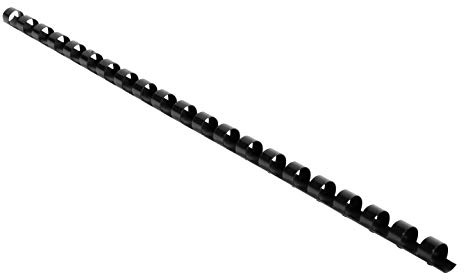 Exacompta - Ref 75201E - Låda med 100 svarta PVC-spiralbindare 8 mm - gör det möjligt att binda in 20 till 40 ark 80g A4 eller A3 i liggande format - lämplig för alla typer av ringpärmar
