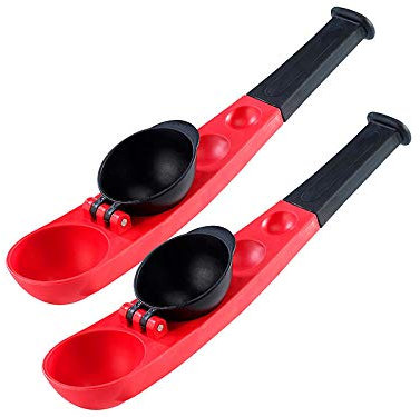 infactory Snowball-Schleuder: 2er-Set wurfstarke Einhand-Wasserbomben- & Schneeball-Schleudern (Schneeballformer mit Schleuder, Schneeball-Schleuder für Winter, Spielzeug)