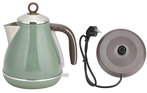 Prise Ue 220 V 1700 Ml Bouilloire électrique en Acier Inoxydable Style Rétro Thé Vert Eau Marmite Bouilloire électrique Hors Tension