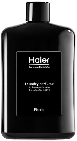 Haier Floris, Profumatore Bucato, Essenza Concentrata 400ml – Floris | Formula attiva lunga durata fino a 5 settimane; fino a 80 cicli; profumo intenso e persistente; adatto a tutti i tessuti