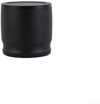 Zoegneer 58MM Moderne Dosierbecher Mit Deckel Kaffee Pulver Sammler Für Kaffeehäuser Und Heimgebrauch (Schwarz)