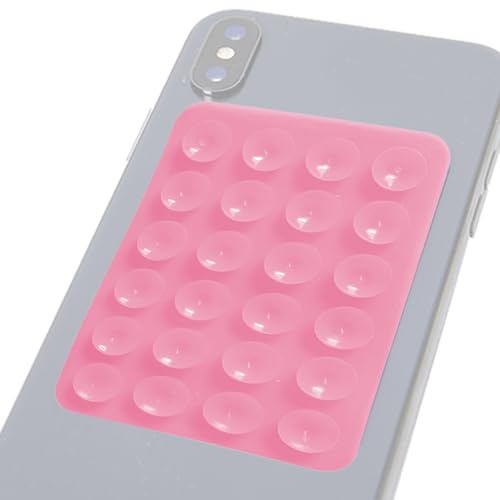 Ventosa per Telefono, Supporto a Ventosa in Silicone, Ventose per Telefono Entrambi i Lati, Silicone Supporto Smartphone da Auto, Ventose per Cellulare per Tutti i Modelli di Telefono e Oggetti Lisci