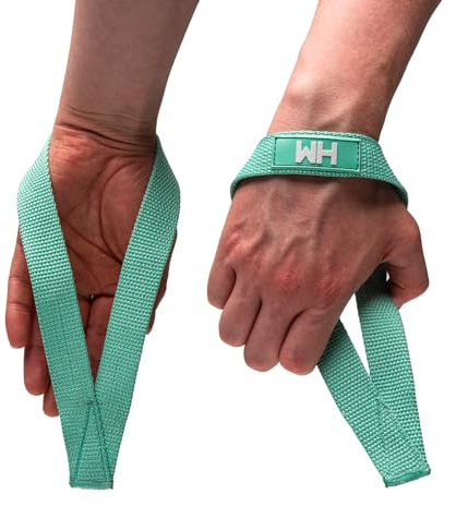 Weightlifting House Handgelenk Bandage, Handgelenkstütze für olympisches Gewichtheben, Fitness Gelenkbandagen für Snatch, Pulls und Deadlifts (Mint)