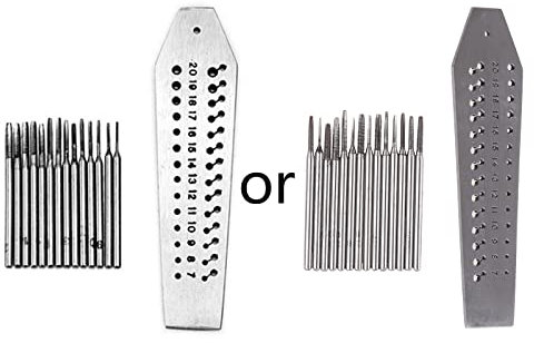 Saddgo Gewindeschneider-Set für Juweliere und Uhrmacher, Mikro-Schraubplatte, 14-teilig, 0,7–2 mm, Stahllegierung, Uhren- und Juwelier-Reparaturwerkzeug