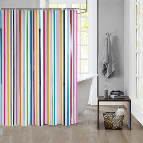 Duschvorhang PatternShower Curtain Curtains, Duschvorhänge Duschrollo 180x200cm Duschvorhang Mit Gewicht Badewanne, Duschrollo, Badewanne Duschvorhang Textil Stoff Waschbar Bad Vorhang Badevorhang 941