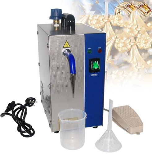 forplubossmmp Limpiador A Vapor para Joyas De Oro Y Plata - Temperatura De Vapor De 135℃, Máquina De Limpieza De Piedras Preciosas De 2L/4L Limpiador A Vapor Profesional - Presión De Vapor De 4Kg,2L