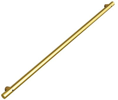 YERUNGT Treppengeländer, Wandmontage Treppe Hand Geländer, Rutschfester Treppengeländer Innen, Metall Handlauf Treppe für Villen Balkone Flure Wohnungen, Drinnen und Draußen(Gold,150cm)