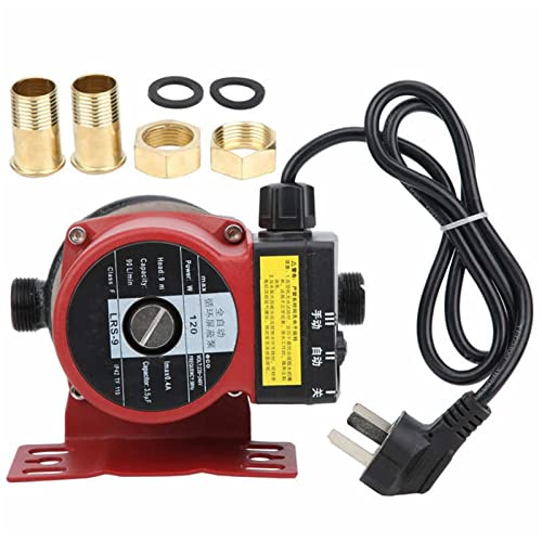 Pompa sommergibile Pompa per acqua ultra silenzios Pompa di circolazione dell'acqua for riscaldamento AC 220-240V 120W aumento pressione pavimento domestico a 3 velocità regolabile 50Hz