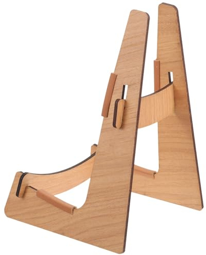 JOINPAYA Gitarrenständer Aus Holz Bodenständer Für Akustikgitarre Ukulele Mandoline Stabiler Gitarrenhalter Rutschfest Für Musikzimmer Bühne Einfache Montage