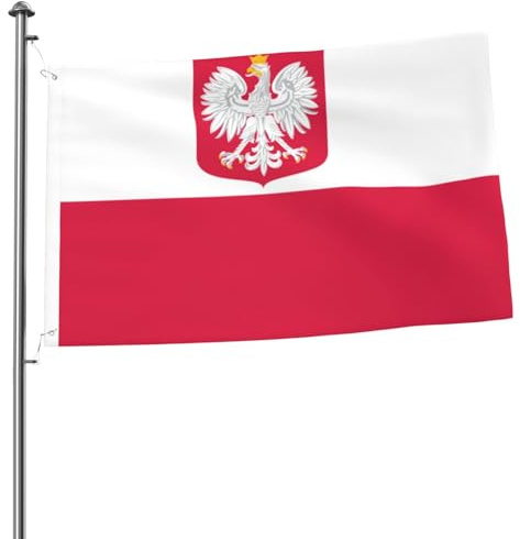 Bandera de Polonia de doble cara de 2 x 3 pulgadas, resistente y decorativa, ideal para jardín, dormitorio y decoración de fiestas