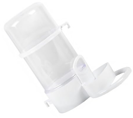 LOORGVEL Automatic Hamster Feeder Small Pet Food Holder Feeding Bowl Cage Gravity Dispenser for Guinea Pigs Rabbits Hedgehogs Easy Clean Safe Design