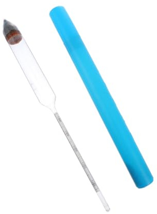 DECOMELODY 2stücke Professionelles Salinitätsmessgerät Hydrometer Für Meerwasser Aquarium Präziser Salzgehalt Tester Mit Temperaturanzeige Leicht Ablesbar Für Aquarien Und Schwimmbäder