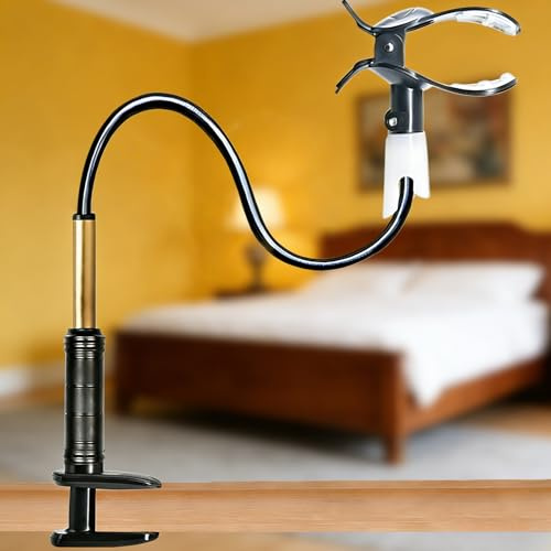 VEGOATY CPAP Schlauchhalter: 360° Drehbarer Einstellbare CPAP Schlauchheber und Schlauch Unterstützung, Verstellbarer CPAP Schlauchhalter Aufhänger für Betten Schreibtischstühle Vermeiden Sie Tangling